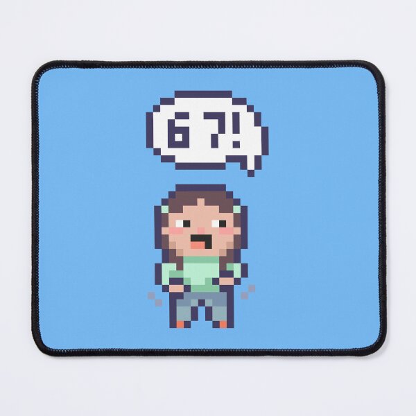 Item preview, 6 7 sixseven Pixel Art Kid - Version 7 designed and sold by HeatherUnderground.