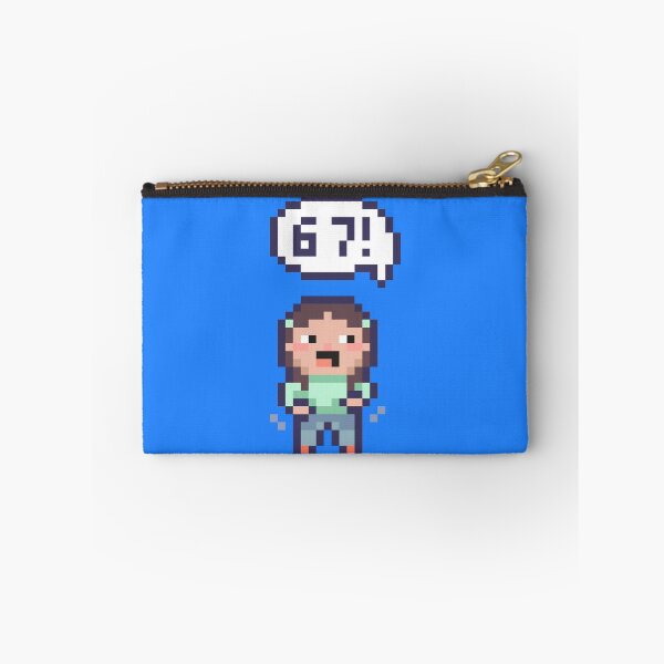 Item preview, 6 7 sixseven Pixel Art Kid - Version 7 designed and sold by HeatherUnderground.