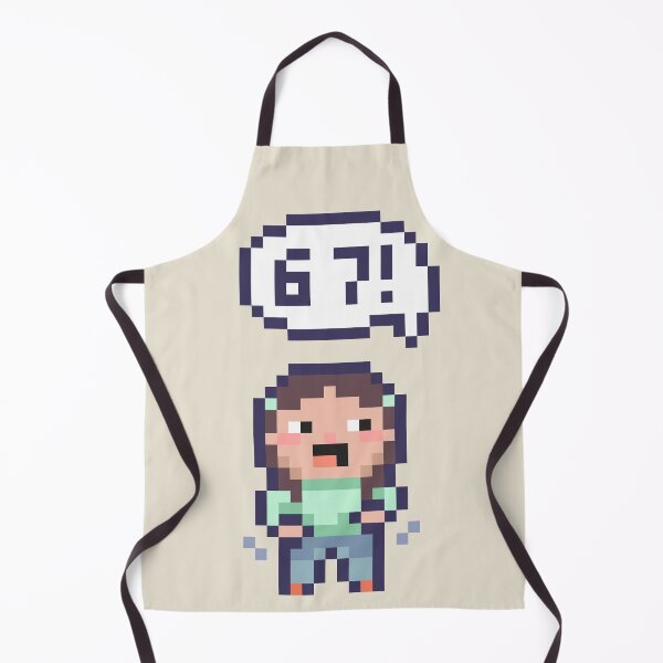 Item preview, 6 7 sixseven Pixel Art Kid - Version 7 designed and sold by HeatherUnderground.