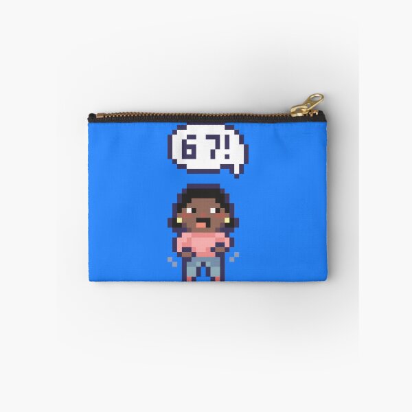 Item preview, 6 7 sixseven Pixel Art Kid - Version 6 designed and sold by HeatherUnderground.