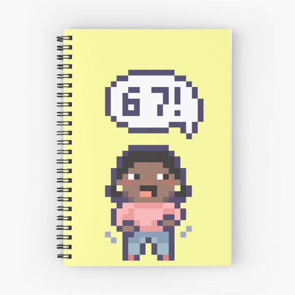 Item preview, 6 7 sixseven Pixel Art Kid - Version 6 designed and sold by HeatherUnderground.