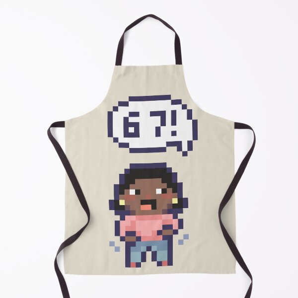 Item preview, 6 7 sixseven Pixel Art Kid - Version 6 designed and sold by HeatherUnderground.