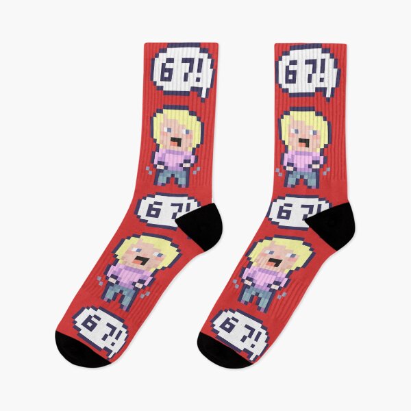Item preview, 6 7 sixseven Pixel Art Kid - Version 5 designed and sold by HeatherUnderground.