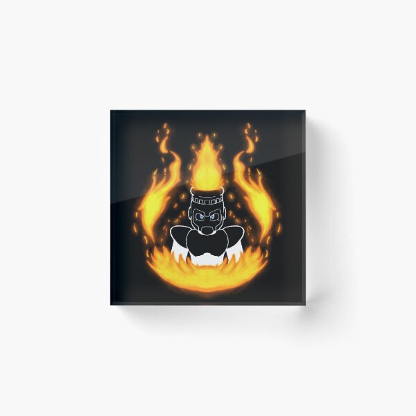 Item preview, Burning Anger of Justice - Mega Man designed and sold by Thynee's Merch shop.