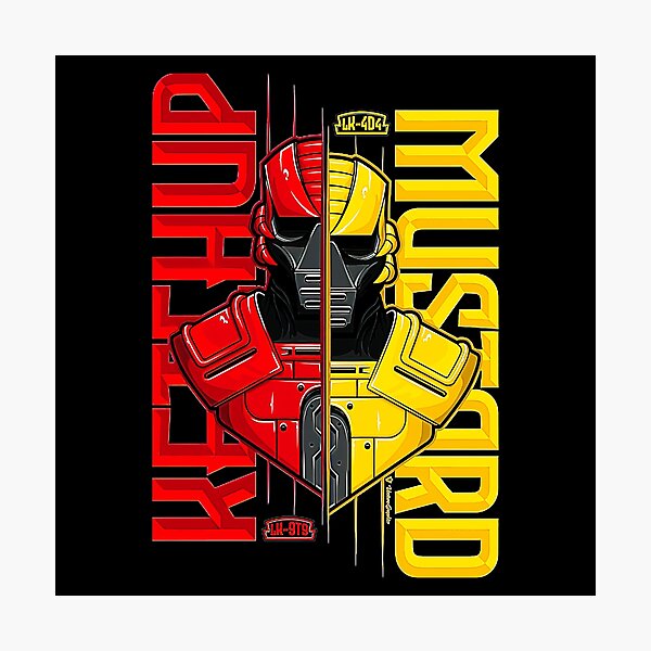 Item preview, Ketchup & Mustard - Mortal Kombat Ninjas designed and sold by decameseta.