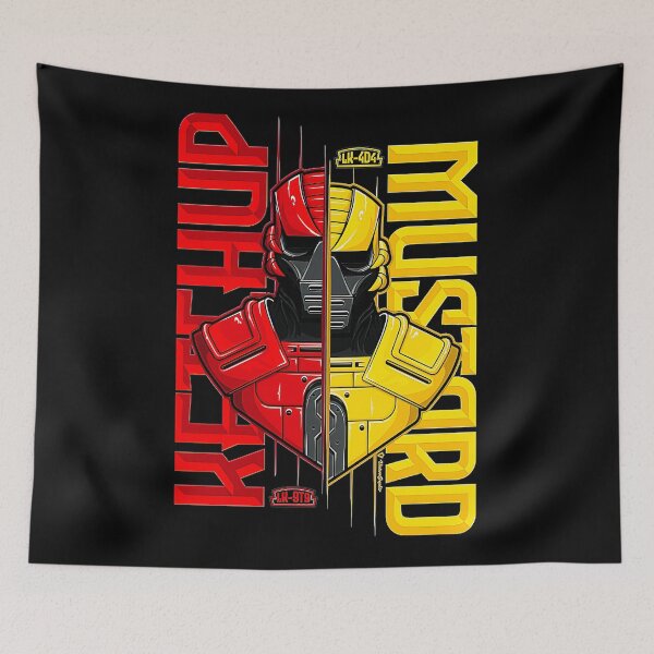 Item preview, Ketchup & Mustard - Mortal Kombat Ninjas designed and sold by decameseta.
