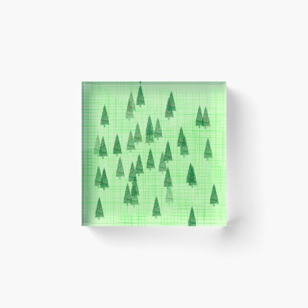 Item preview,  Christmas tree abstract designed and sold by Polky Art.