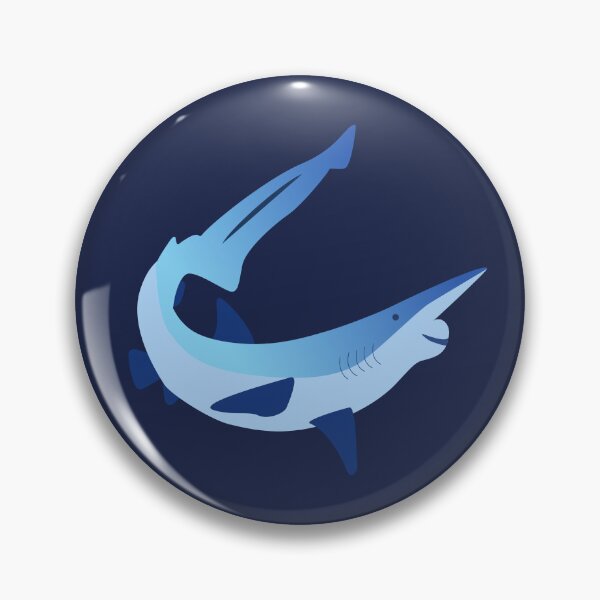 Item preview, Goblin Shark – Dark Blue  designed and sold by typewithjuliette.