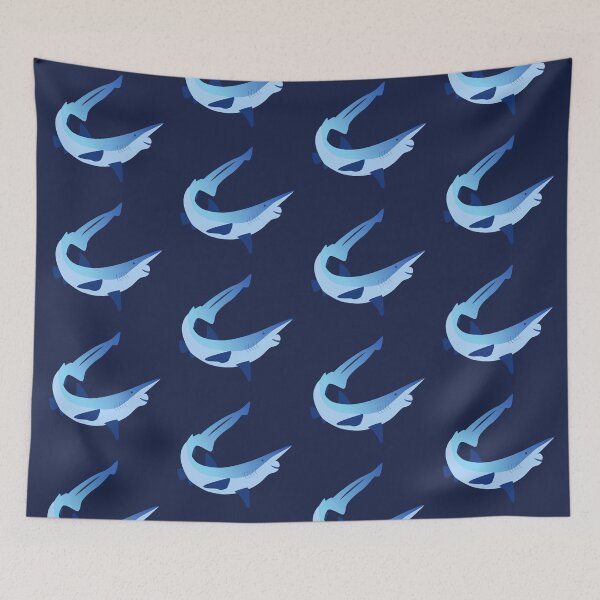Item preview, Goblin Shark – Dark Blue  designed and sold by typewithjuliette.