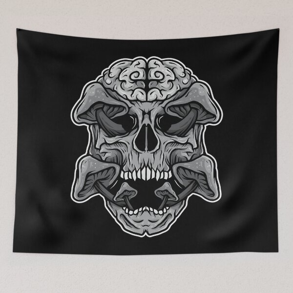 Item preview, Trippy Shroom Skull designed and sold by cmarazdv.