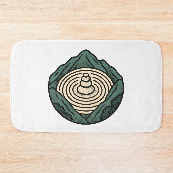 Item preview, Summit Stone Meditation - Raked Mountain Zen designed and sold by sharifex.