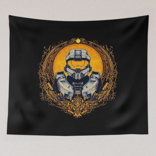 Item preview, Halo Spartan Yellow Frame Illustration designed and sold by lamisukeyum.