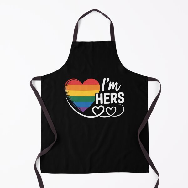 Item preview, Rainbow LGBT Heart I'm hers for couples Gay, Lesbian designed and sold by Formatage.