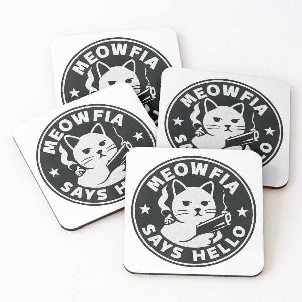Item preview, Cat With Gun, Meowfia Says Hello designed and sold by graphic-genie.