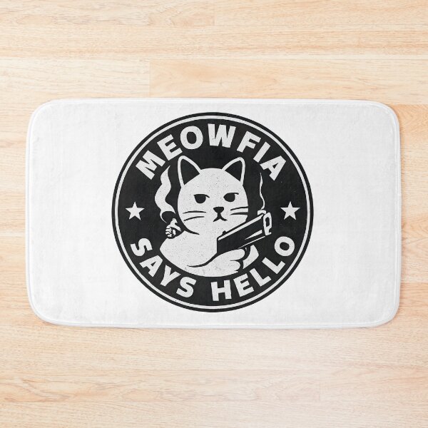 Item preview, Cat With Gun, Meowfia Says Hello designed and sold by graphic-genie.