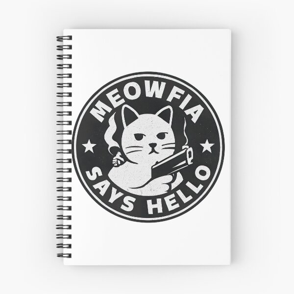 Item preview, Cat With Gun, Meowfia Says Hello designed and sold by graphic-genie.