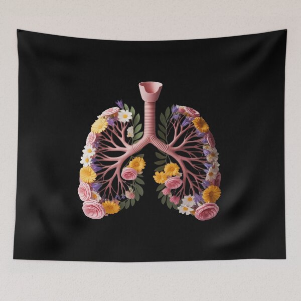 Item preview, Floral Lungs Respiratory Blossoming designed and sold by Idarmotar.