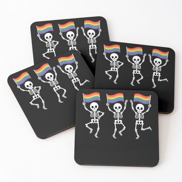 Item preview, Skeleton Halloween LGBT Flag Skeleton Gay Pride Month designed and sold by Formatage.
