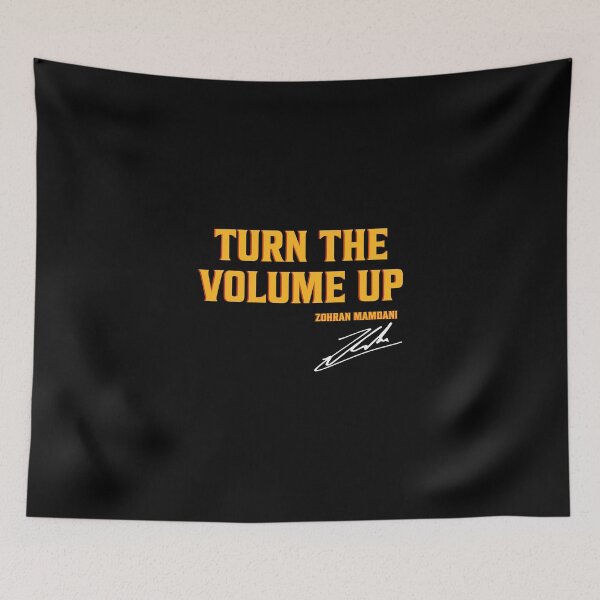 Item preview, ¡Sube el volumen, alcalde Mamdani Signtaure! designed and sold by DeionGoldner.