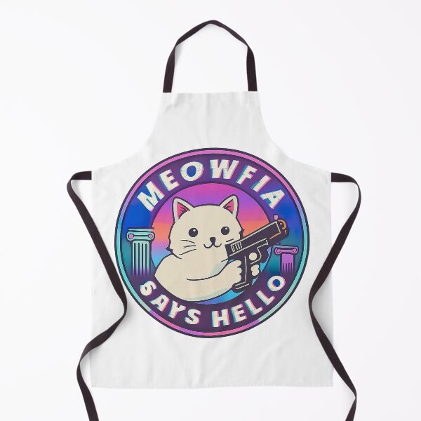 Item preview, Cat With Gun, Meowfia Says Hello designed and sold by graphic-genie.