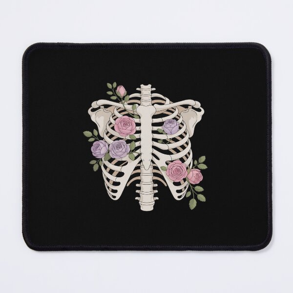 Item preview, Floral Ribcage Pretty Skeleton X-Ray Flowers Lover designed and sold by Idarmotar.