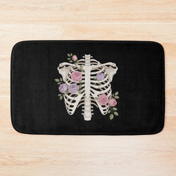 Item preview, Floral Ribcage Pretty Skeleton X-Ray Flowers Lover designed and sold by Idarmotar.