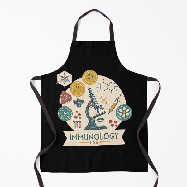 Item preview, Retro Immunology Lab – Vintage Science Illustration designed and sold by VividOrganica.