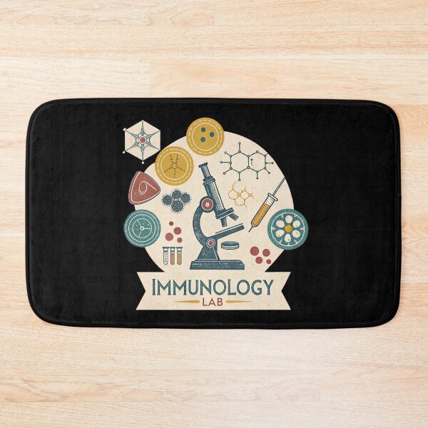 Item preview, Retro Immunology Lab – Vintage Science Illustration designed and sold by VividOrganica.