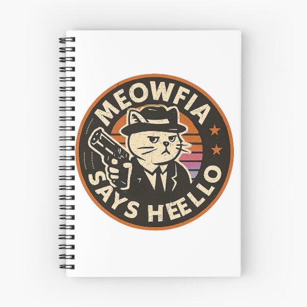 Item preview, Cat With Gun, Meowfia Says Hello designed and sold by graphic-genie.