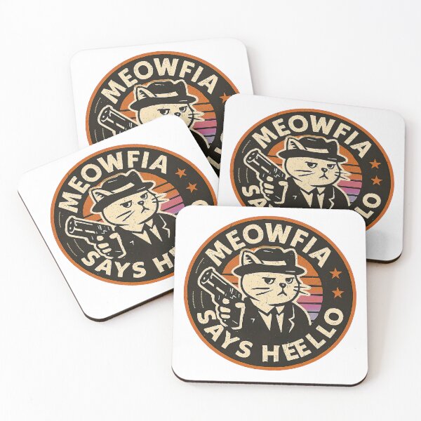 Item preview, Cat With Gun, Meowfia Says Hello designed and sold by graphic-genie.