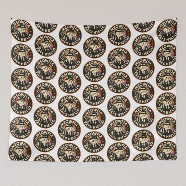 Item preview, Cat With Gun, Meowfia Says Hello designed and sold by graphic-genie.