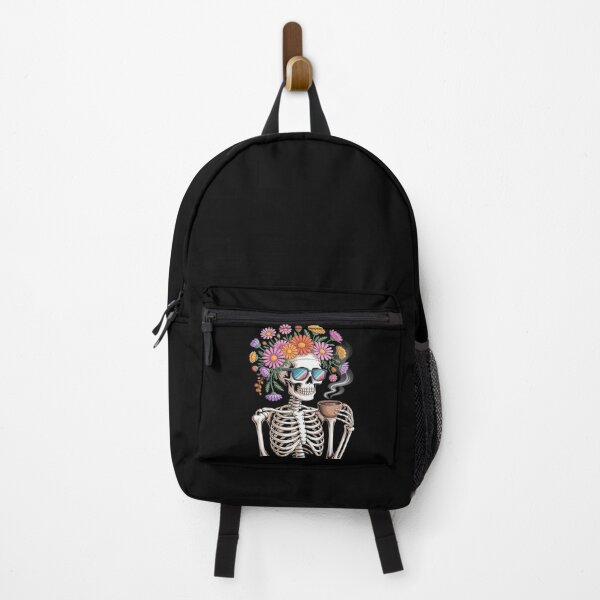 Item preview, Floral Skeleton Drinking Coffee Cottagecore Gothic Flowers designed and sold by Idarmotar.