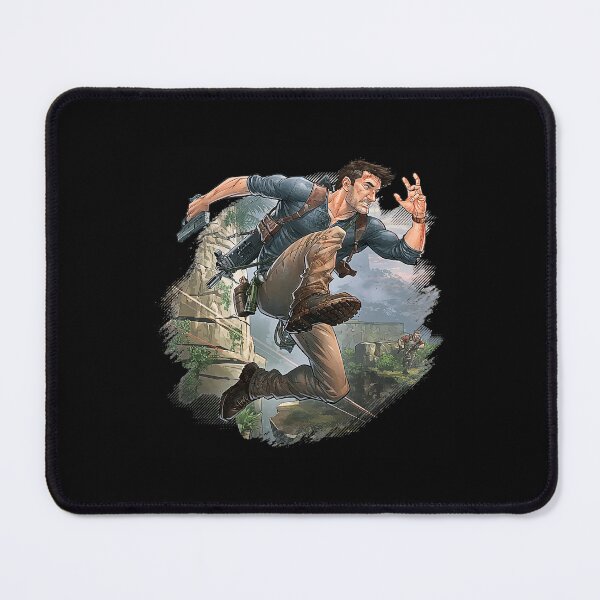 Item preview, Uncharted Nathan Drake Blue Shirt Pose designed and sold by Tobytuart.