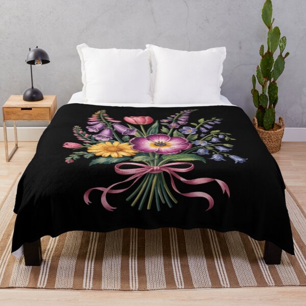 Artikelvorschau, Floral Wildflower Foxglove Daisy Tulip Botanical entworfen und verkauft von Idarmotar.