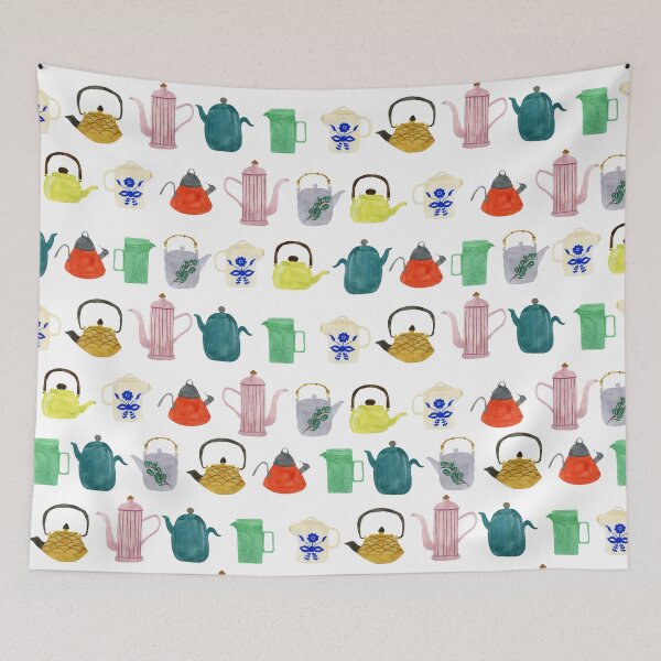 Item preview, Tea Pots + Coffee Kettles  designed and sold by Katie Nelson.