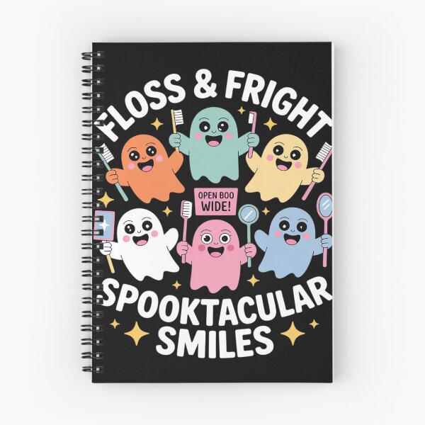 Item preview, Floss & Fright Halloween Cute Ghost Dentist Dental Hygienist designed and sold by Idarmotar.
