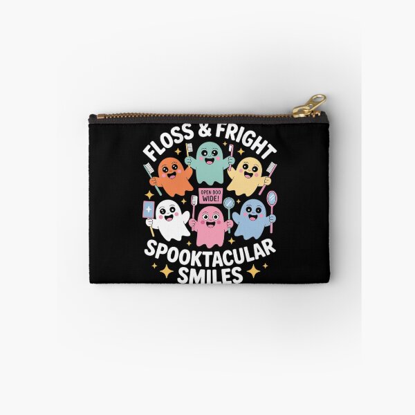 Item preview, Floss & Fright Halloween Cute Ghost Dentist Dental Hygienist designed and sold by Idarmotar.