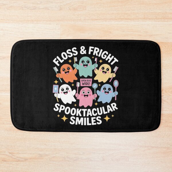 Item preview, Floss & Fright Halloween Cute Ghost Dentist Dental Hygienist designed and sold by Idarmotar.