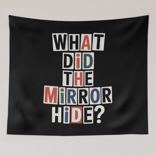 Item preview, Stylized Thriller Question in White Tiles and Deep Shadows designed and sold by SplashTastic.