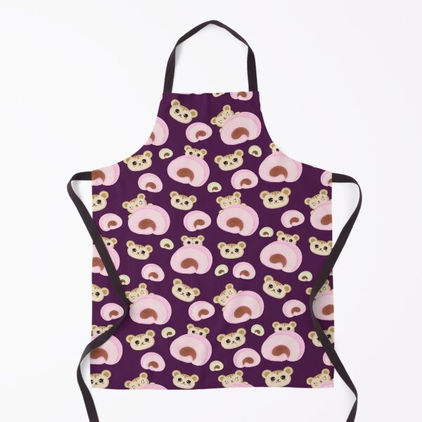 Item preview, Deep Purple Kawaii Hamster Dessert Pattern designed and sold by Preeyanc.
