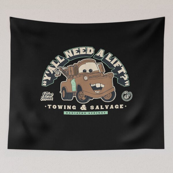 Item preview, Disney and Pixar’s Cars Tow Mater Towing Y’all Need a Lift  designed and sold by Justice Geovanni.