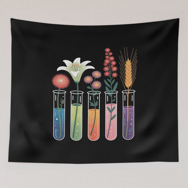 Item preview, Flower Test Tube Chemistry Laboratory Tech Science Teacher designed and sold by Idarmotar.