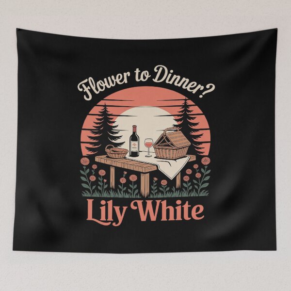 Item preview, Flower to Dinner Coral Cottagecore Picnic designed and sold by Idarmotar.