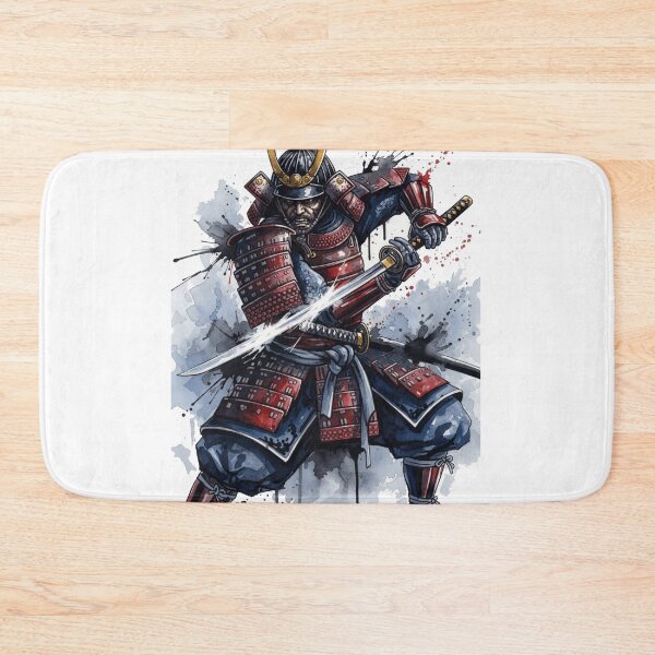 Item preview, Watercolor-Style Hardcore Samurai designed and sold by NAIRVANA.