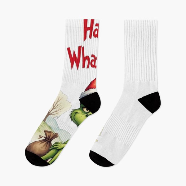 Item preview, Grinch – Funny Sarcastic Christmas “Happy Whatever” Art designed and sold by Justice Geovanni.