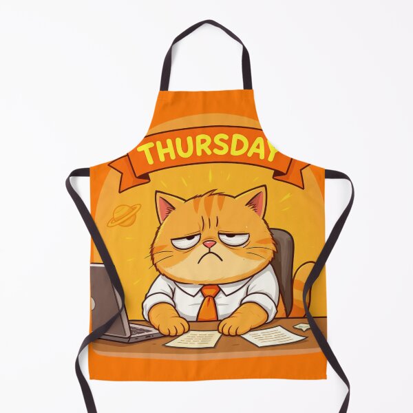 Item preview, Exhausted Thursday Office Cat designed and sold by etatae.