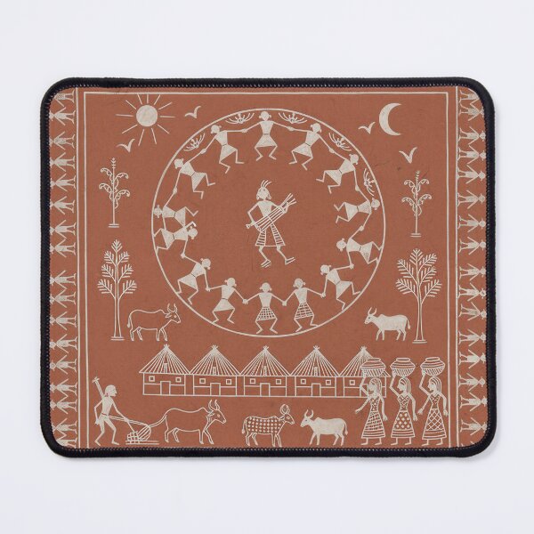 Item preview, "Warli Dance: Rhythm of Village Life" designed and sold by digisetumedia.