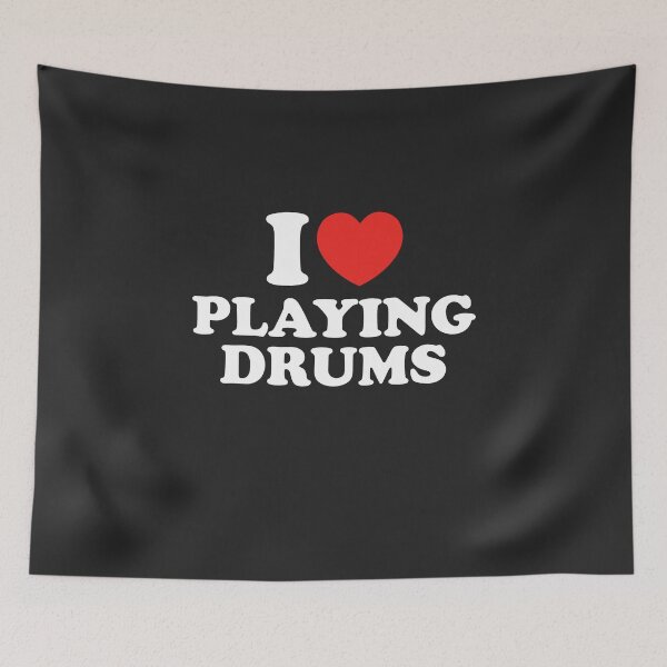 Item preview, I Love Playing Drums designed and sold by shitpostee.