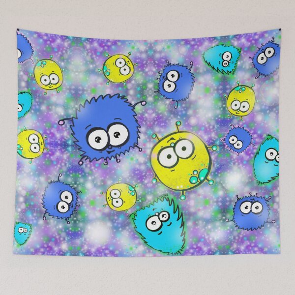 Item preview, Cute Aliens Floating in Space designed and sold by Nalinne Jones.