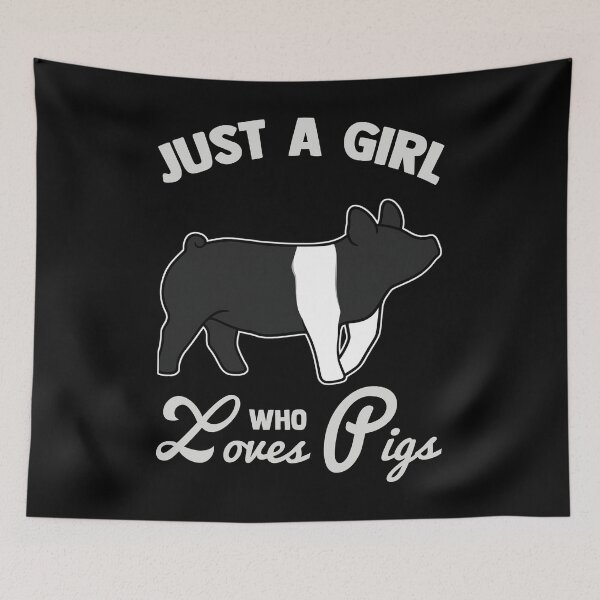 Item preview, Hampshire Pig Lover T-Shirt for Girls designed and sold by TinaMDedrick.